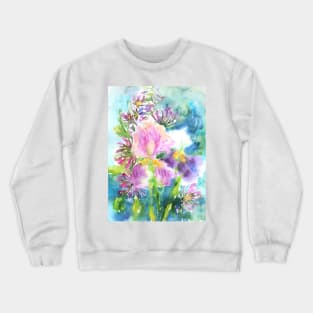 Joyful Watercolor Painting Crewneck Sweatshirt